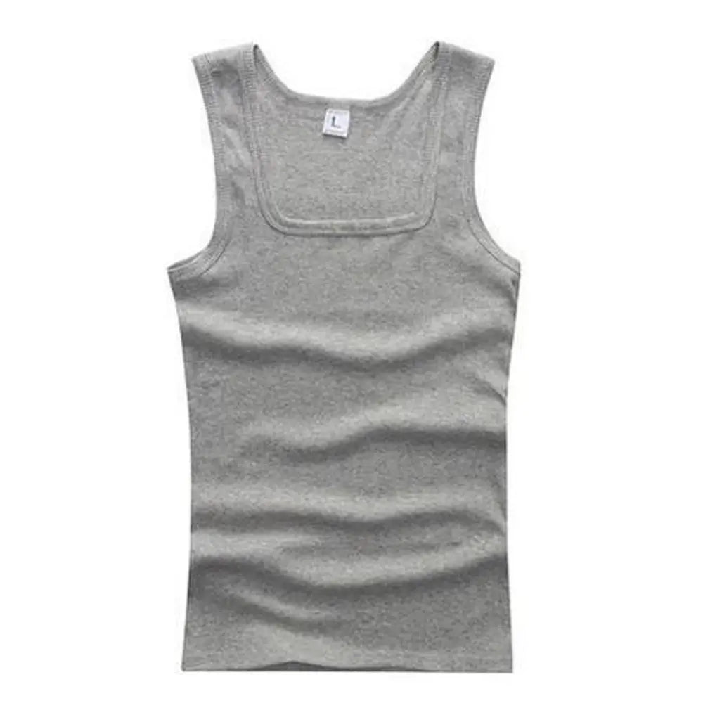 Basic Cotton Tank Top | Elastic & Sleeveless (Men & Women)