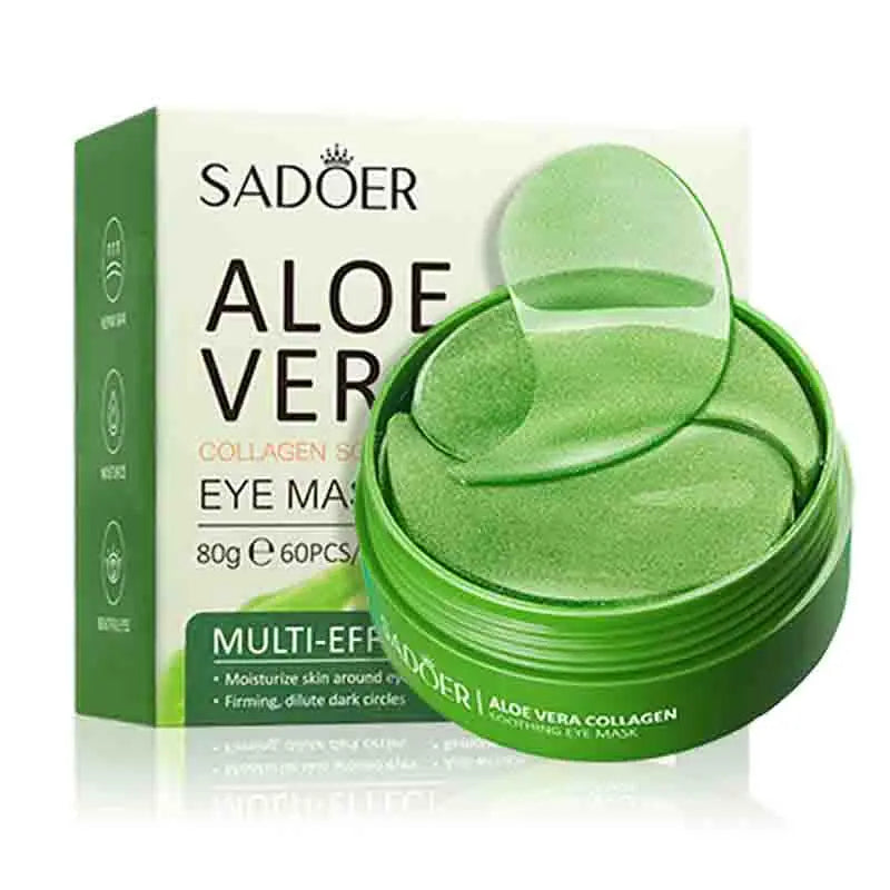 Aloe Vera Collagen Eye Mask – Anti-Dark Circles, Moisturizing & Firming Eye Patches