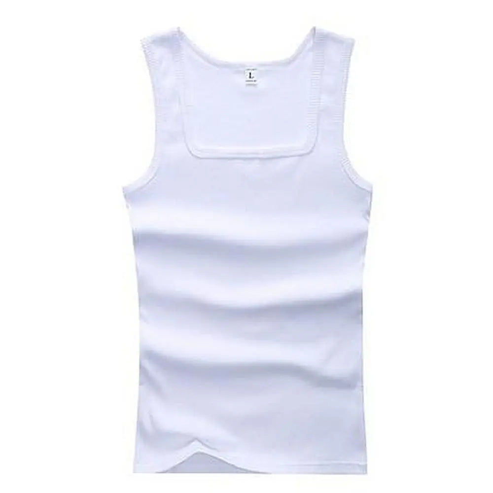 Basic Cotton Tank Top | Elastic & Sleeveless (Men & Women)