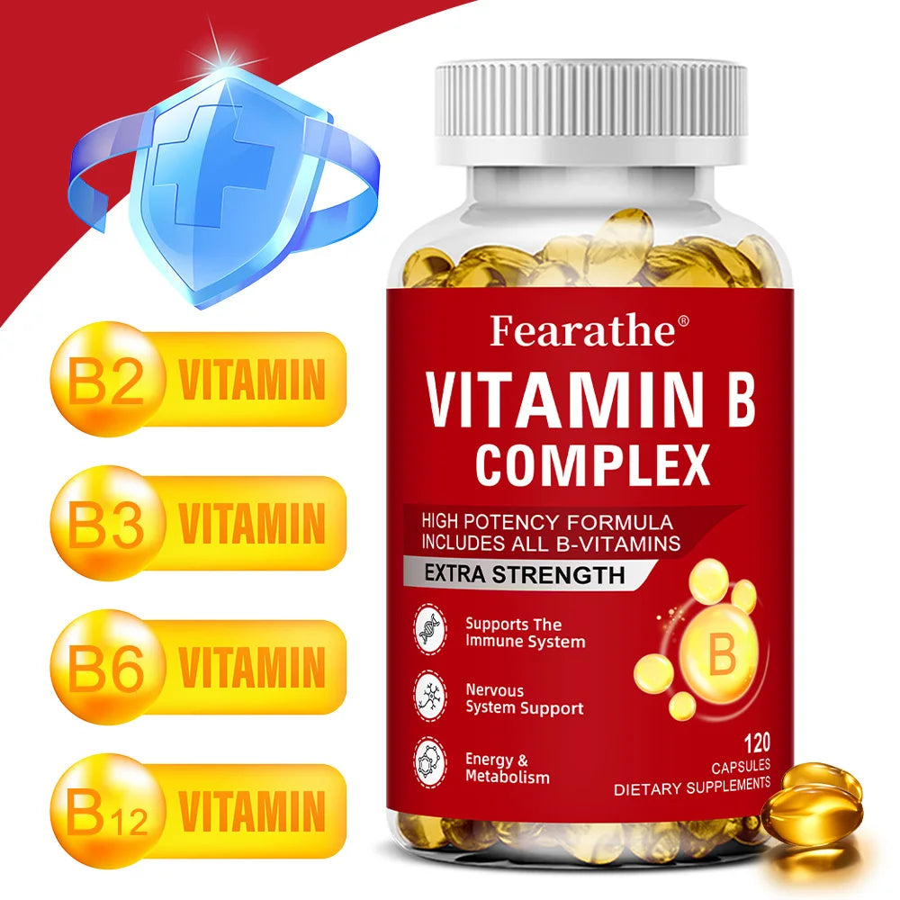 Vitamin B-Complex  (B12 B2 B3 B6 Folic Acid &Biotin)