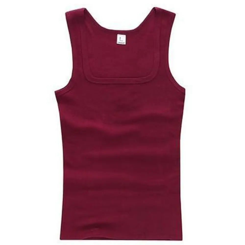 Basic Cotton Tank Top | Elastic & Sleeveless (Men & Women)