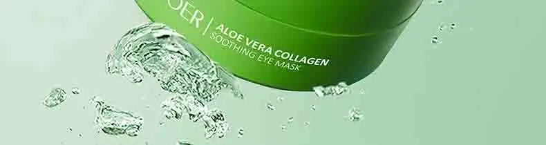 Aloe Vera Collagen Eye Mask – Anti-Dark Circles, Moisturizing & Firming Eye Patches