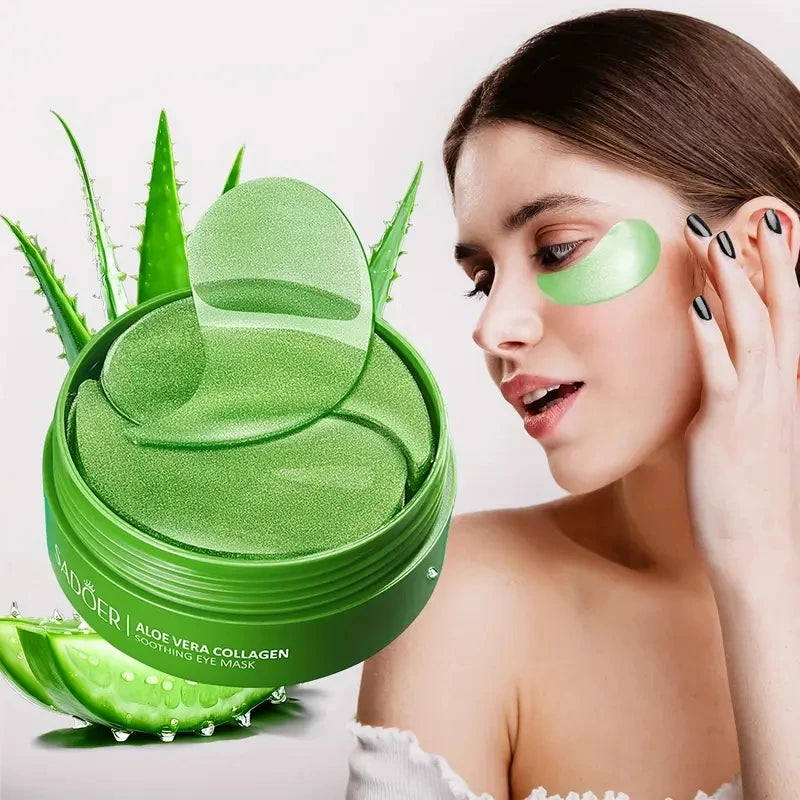 Aloe Vera Collagen Eye Mask – Anti-Dark Circles, Moisturizing & Firming Eye Patches