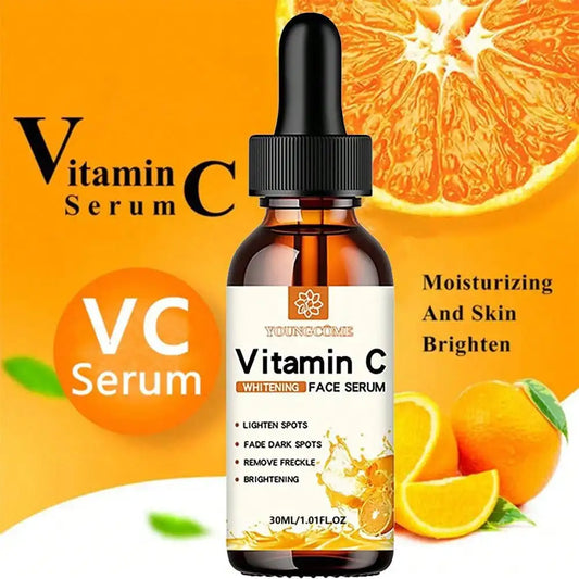 Vitamin C + Hyaluronic Acid Facial Essence – Brightening, Anti-Aging & Moisturizing Serum (30ml)