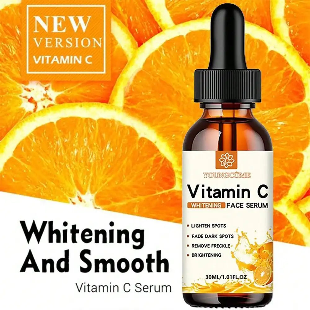 Vitamin C + Hyaluronic Acid Facial Essence – Brightening, Anti-Aging & Moisturizing Serum (30ml)
