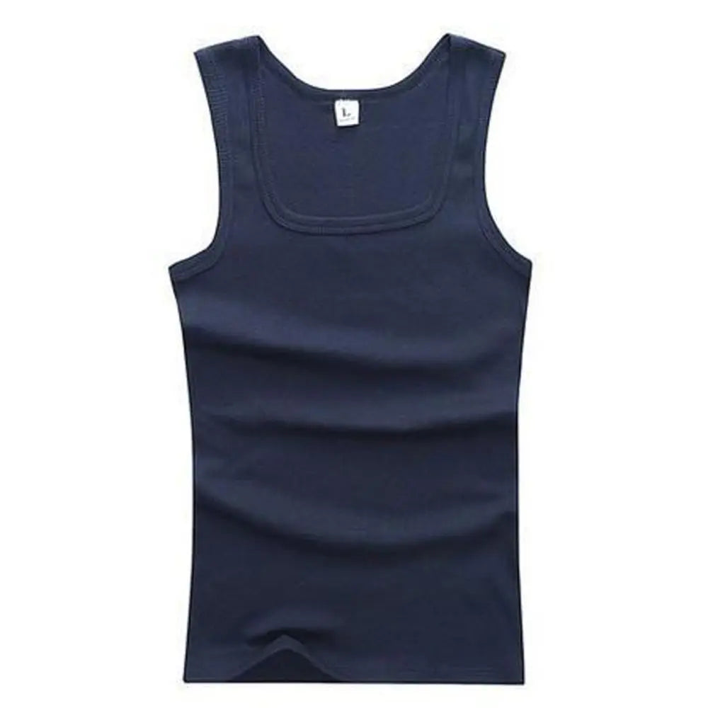 Basic Cotton Tank Top | Elastic & Sleeveless (Men & Women)