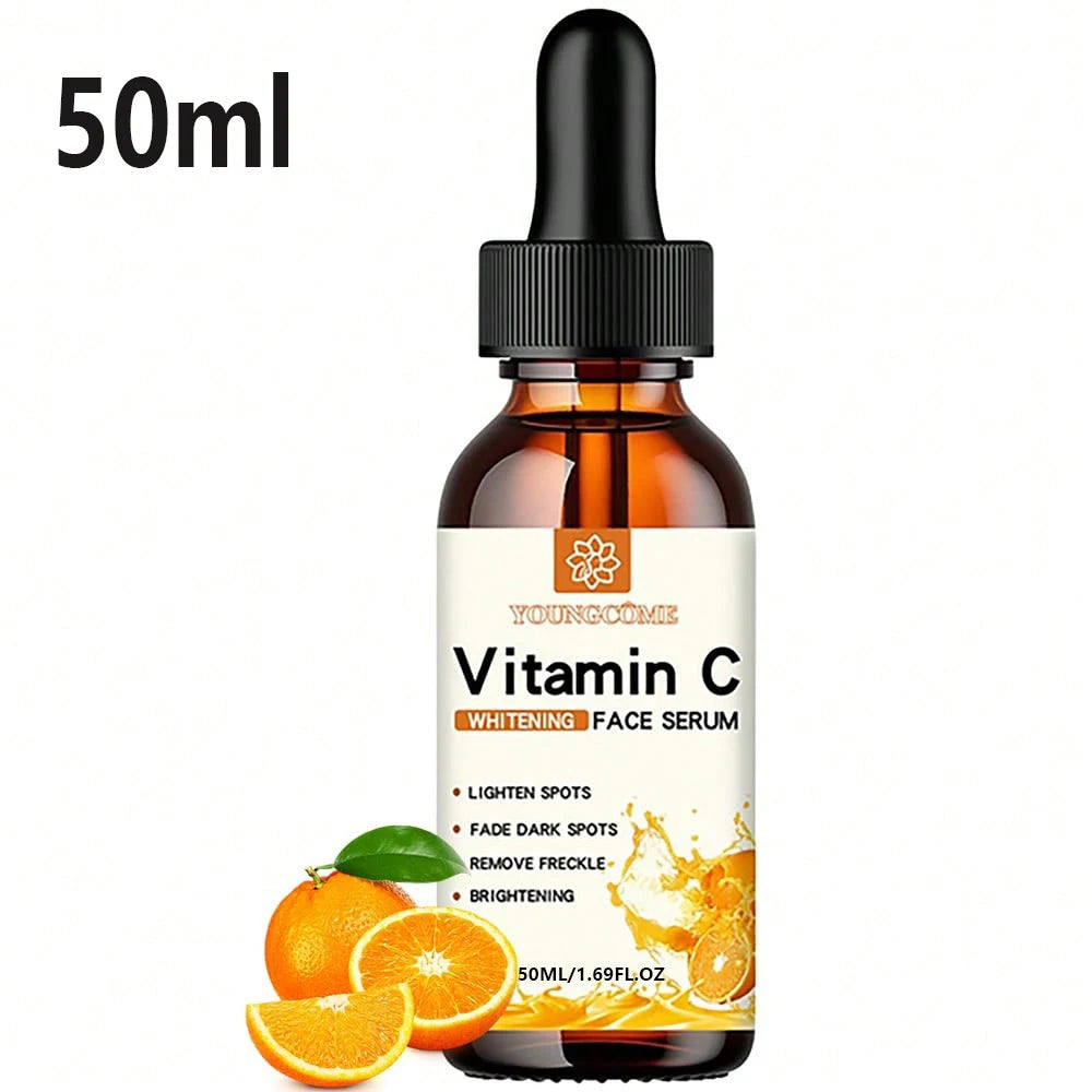 Vitamin C + Hyaluronic Acid Facial Essence – Brightening, Anti-Aging & Moisturizing Serum (30ml)