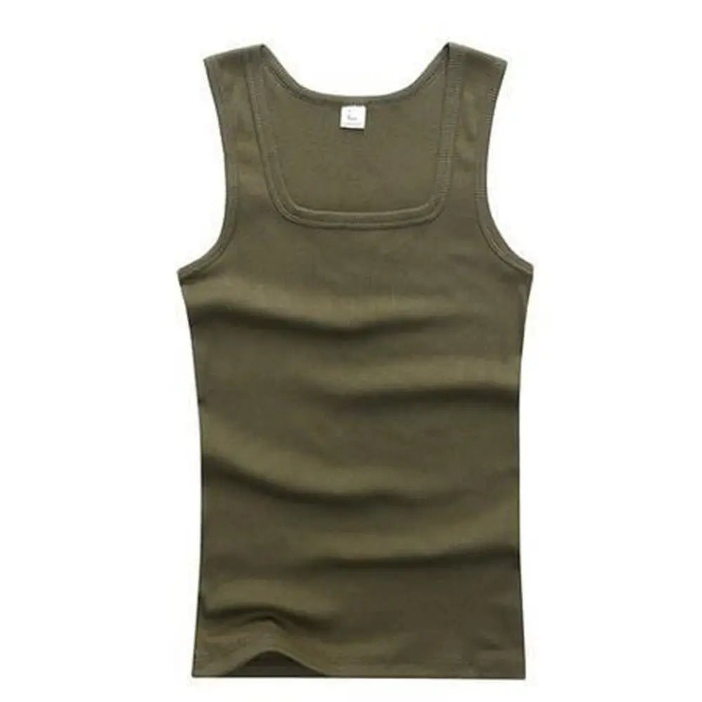 Basic Cotton Tank Top | Elastic & Sleeveless (Men & Women)